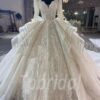 winter lonQg sleeve wedding dress 1118-001