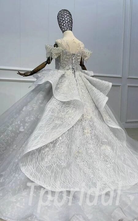 grey flower girl dress 1126-005