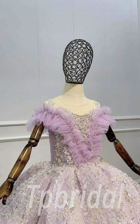 lavender flower girl dress 1127-003