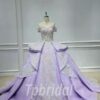 purple wedding dress 1135-001