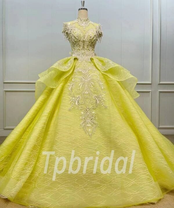 yellow wedding dress 1133-001