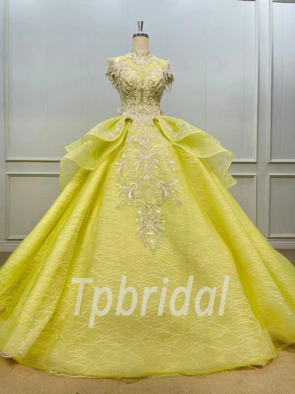 Yellow gown for best sale debut