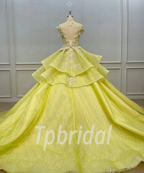 yellow wedding dress 1133-004