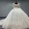 long sleeve ball gown wedding dress 1146-001