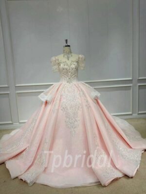 pink wedding dress 1138-001