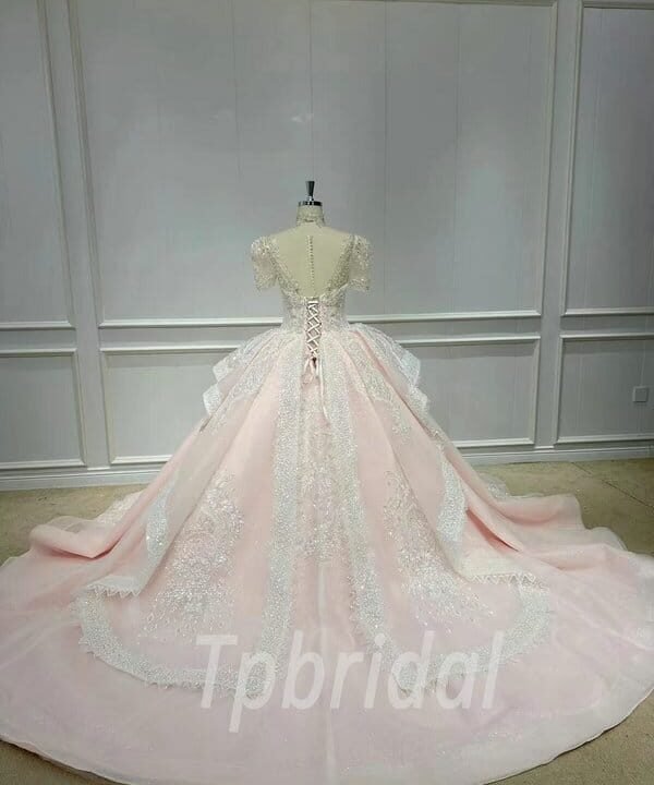 pink wedding dress 1138-003