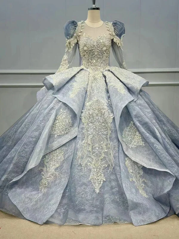 grey sweet16 birthday dress 1165-001