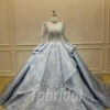 grey wedding gown 1167-001