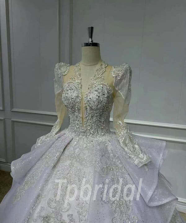 light purple wedding dress 1155-002