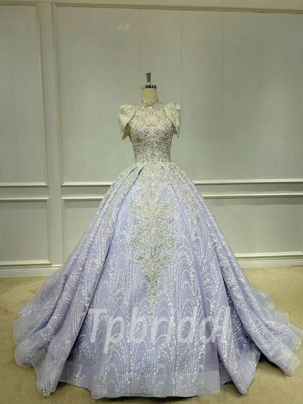 lilac wedding dress 1160-001