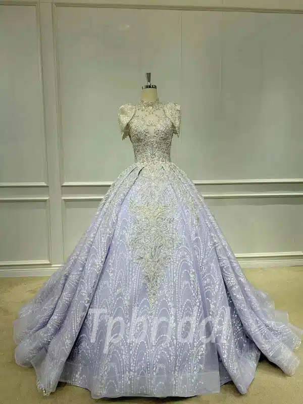 lilac wedding dress 1160-001