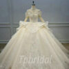 princess long sleeve wedding dress 1166-001