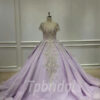 purple lace wedding dress 1164-001