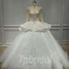 white ball gown wedding dress 1168-001