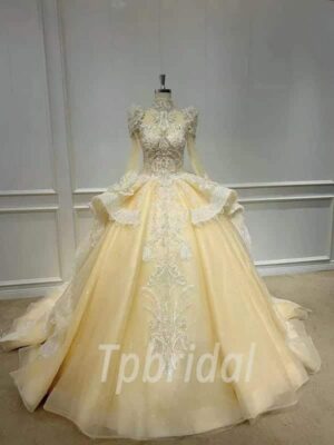 yellow wedding dress 1154-001