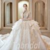 ball gown wedding dress with bling 1176-006