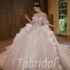 monarch train wedding dress 1175-009