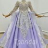 purple flower girl dresses 1188-005