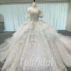 ball gown wedding dress with bling 1194-008