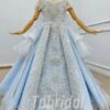 light blue flower girl dress 1209-001