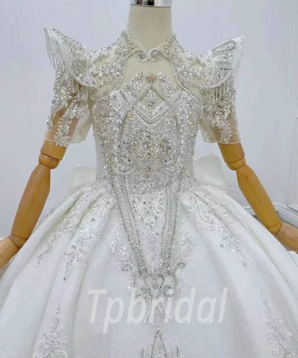 white flower girl dress 1210-003