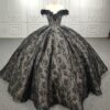 black quinceanera dresses 1244-06