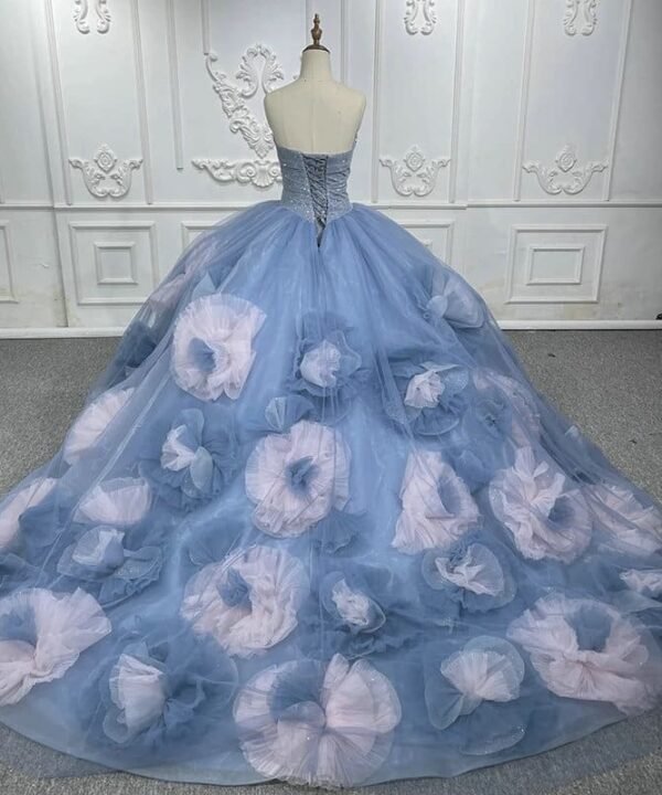 blue and pink quinceanera 1258-04