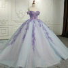 blue and purple quince dress 1238-06