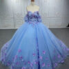 blue princess gown 1264-05