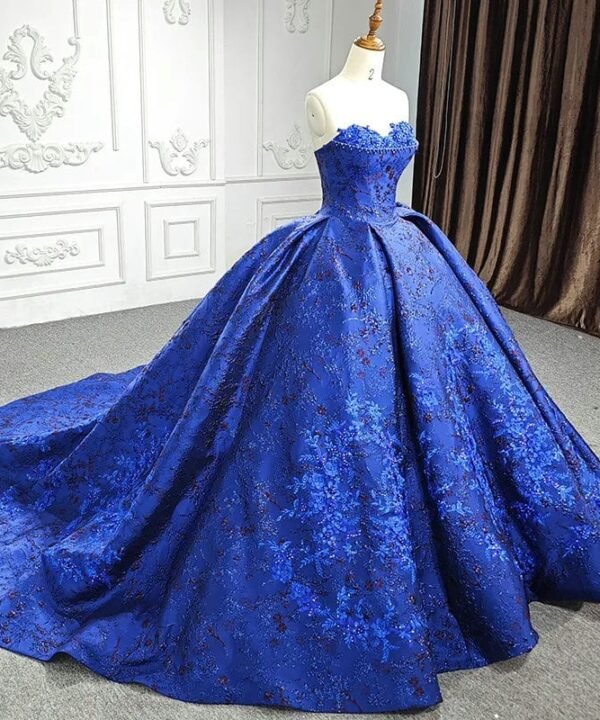 blue sweet 15 dresses 1229-01