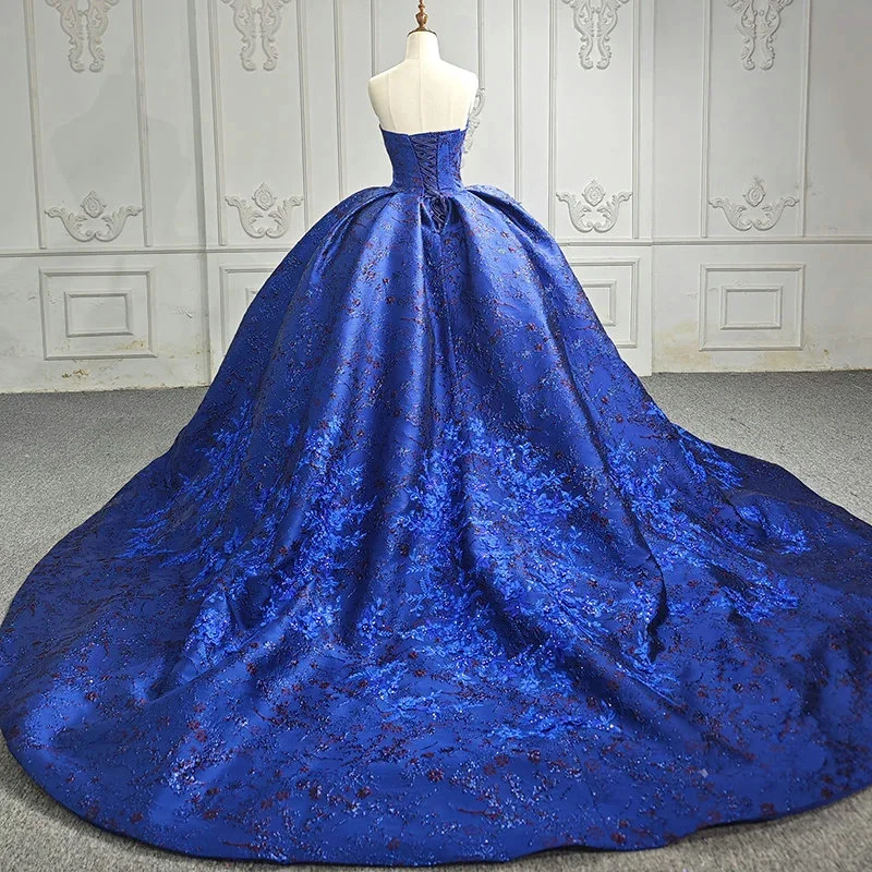 blue sweet 15 dresses 1229-04