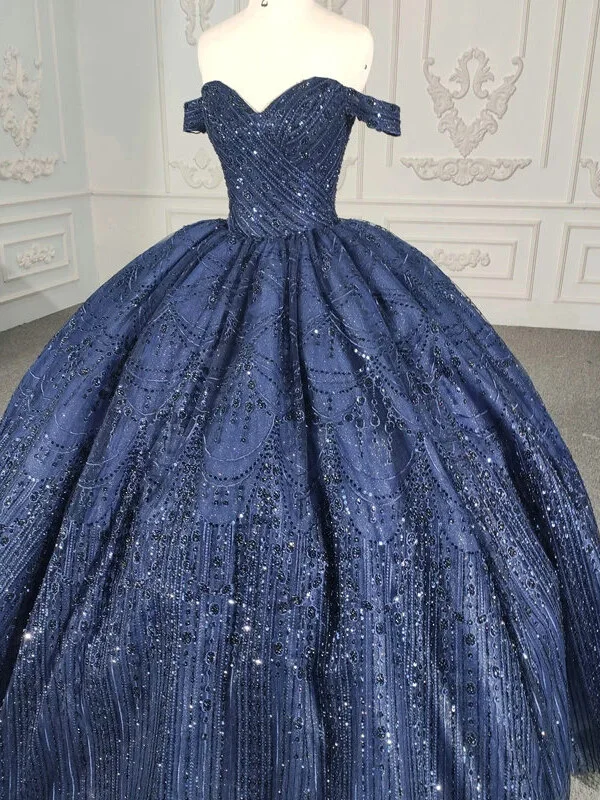 dark blue wedding dress 1246-001