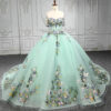 green quinceanera dresses 1262-01