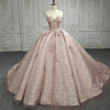 light pink wedding dress 1248-05