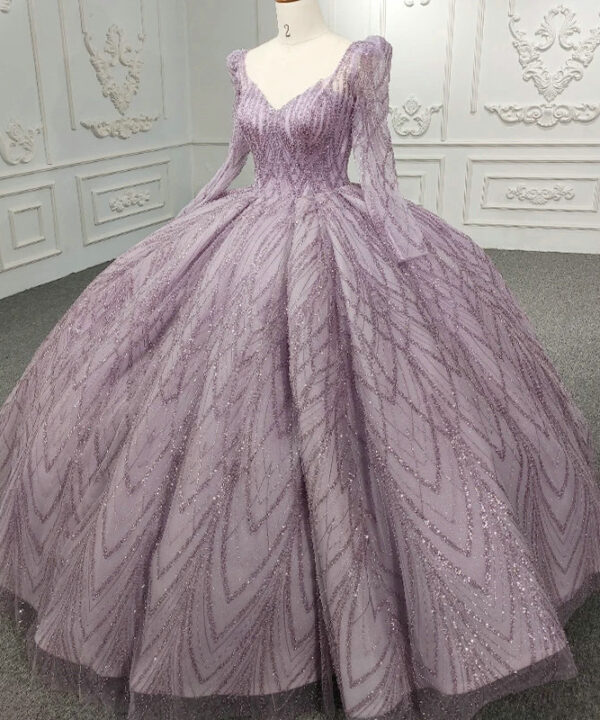long sleeve quinceanera dresses 1236-01