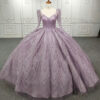 long sleeve quinceanera dresses 1236-06