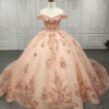 orange quinceanera dresses 1245-06