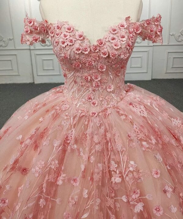 pink ball gown 1243-03
