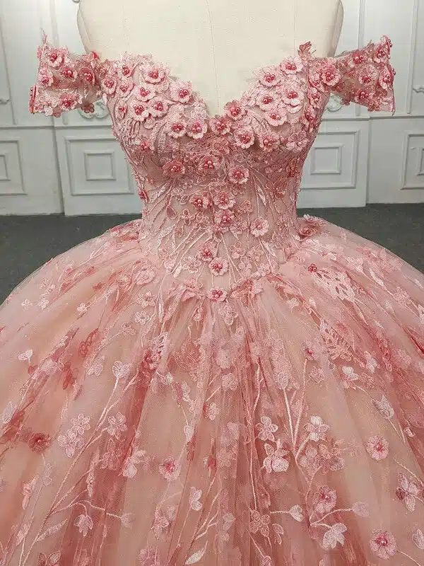 pink ball gown 1243-03
