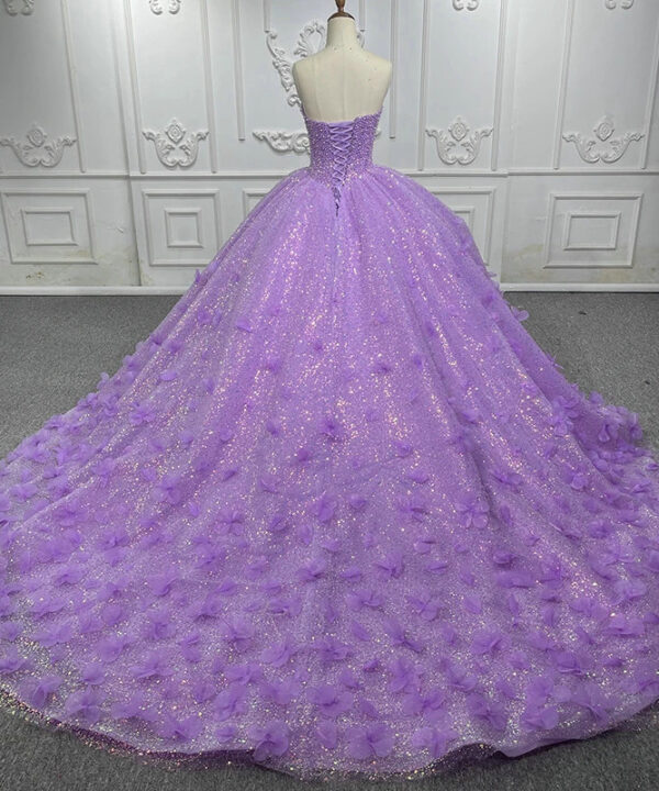 purple wedding dress 1249-05