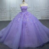 purple wedding gowns 1255-06