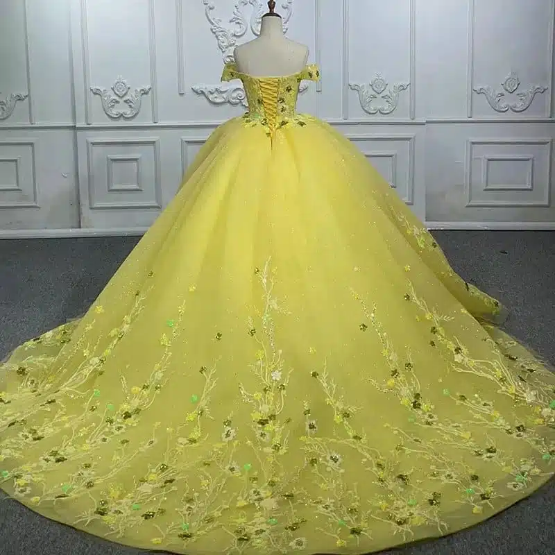 yellow ball gown 1263-01