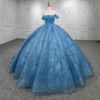 Baby Blue wedding dress 1292-02