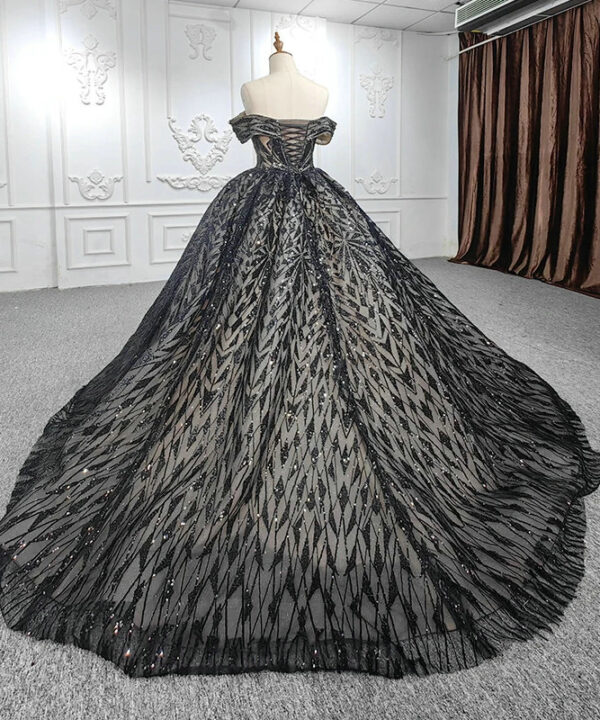black quinceanera dresses 1319-05