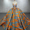 colorful wedding dress 1279-05