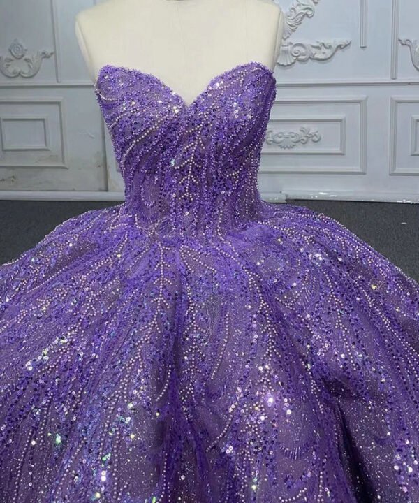 dark purple quinceanera dresses1266-03