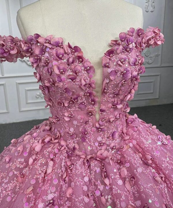 hot pink quinceanera dresses 1285-06