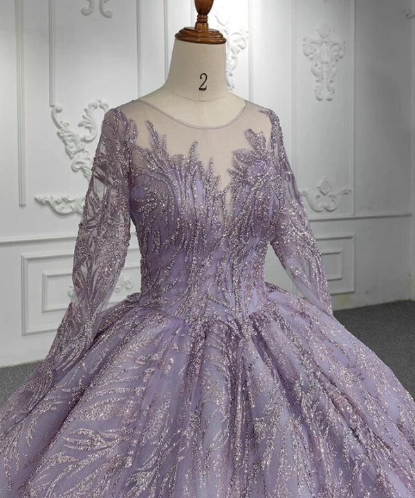 lavender wedding gown 1303-01