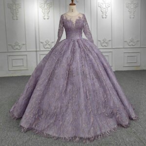 lavender wedding gown 1303-04