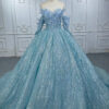 light blue bridal gown 1308-04